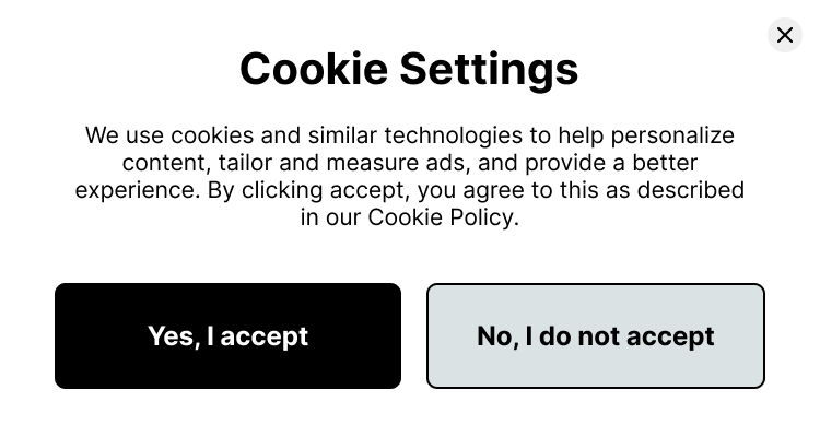 Cookie Settings